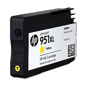 Cartouche HP 951 XL jaune pour imprimantes jet d'encre