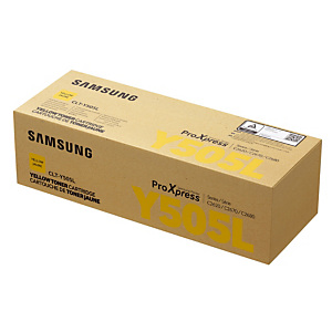 Cartouche de toner haut rendement Samsung CLT-Y505L coloris jaune Cartouche de toner haut rendement Samsung CLT-Y505L coloris jaune