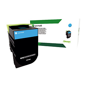 Cartouche toner Lexmark C232HC0 coloris cyan Cartouche toner Lexmark C232HC0 coloris cyan