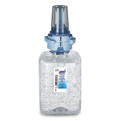 Cartouches gel hydroalcoolique pour distributeur manuel Purell 700 ml, lot de 4