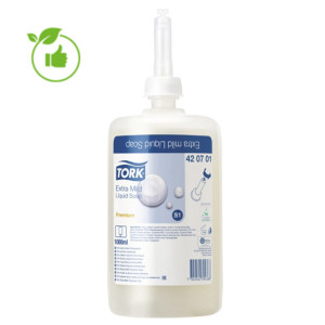 Cartouches savon extra doux Tork Premium 1 L, lot de 6 Cartouches savon extra doux Tork Premium 1 L, lot de 6