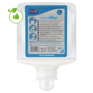 Cartouches savon mousse mains Deb Original 1 L, lot de 6 Cartouches savon mousse mains Deb Original 1 L, lot de 6
