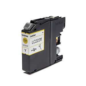 Cartridge Brother LC223Y geel voor inkjet printers