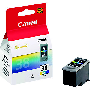 Cartridge Canon CL 38 kleuren (cyaan + magenta + geel) voor inkjet printers