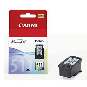 Cartridge Canon CL 511 direkleurige (cyaan + magenta + geel) voor inkjet printers