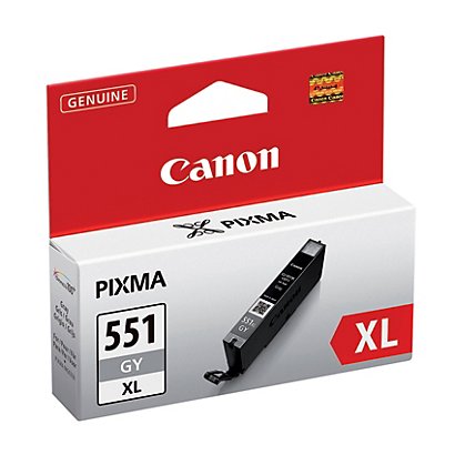Cartridge Canon CLI-551GY XL grijs voor inkjet printers