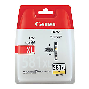 Cartridge Canon CLI-581 XL Y geel voor inkjet printers