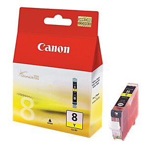 Cartridge Canon CLI 8Y geel voor inkjet printers