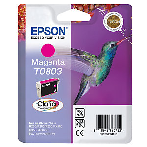 Cartridge Epson T0803 magenta voor inkjet printers