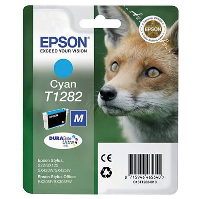 Cartridge Epson T1282 cyaan voor inkjet printers