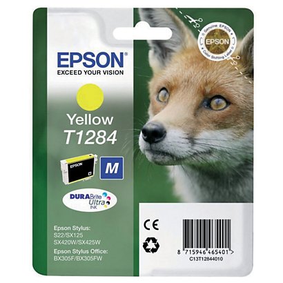 Cartridge Epson T1284 geel voor inkjet printers