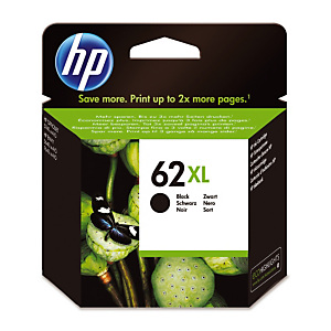 Cartridge HP 62 XL zwart voor inkjet printers Cartridge HP 62 XL zwart voor inkjet printers