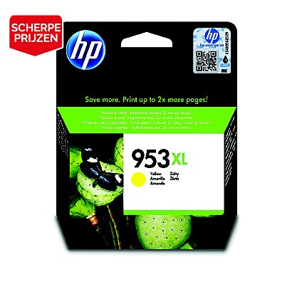 Cartridge HP 953 XL geel voor inkjet printers
