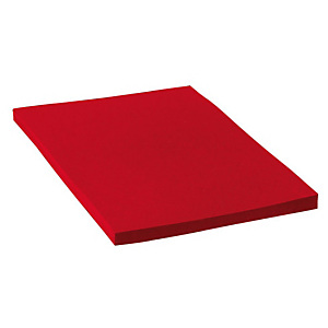 Cartulina de colores 500 x 650 mm 180 gr rojo 25 hojas