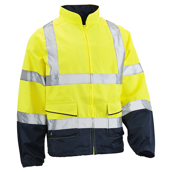 Casaco de trabalho alta visibilidade amarelo neon tamanho M - 1