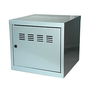 Casier de bureau individuel juxtaposable CUBE - H. 36 cm Alu Casier de bureau individuel juxtaposable CUBE - H. 36 cm Alu