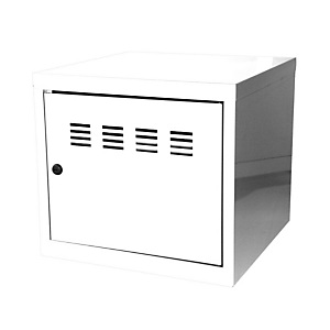 Casier de bureau individuel juxtaposable CUBE - H. 36 cm Blanc Casier de bureau individuel juxtaposable CUBE - H. 36 cm Blanc