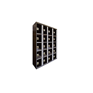 Casiers consigne à monnayeur, portes transparentes , 4 colonnes de 5 cases larg. 300 mm, anthracite/ gris clair Casiers consigne à monnayeur, portes transparentes , 4 colonnes de 5 cases larg. 300 mm, anthracite/ gris clair