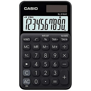 Casio, Calcolatrici, Casio sl-310uc-bk, SL-310UC-BK Casio, Calcolatrici, Casio sl-310uc-bk, SL-310UC-BK