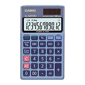 CASIO Calculatrice de bureau CASIO - SL320TER - 12 chiffres