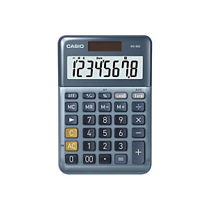 Casio Calculatrice de bureau MS-80EM solaire - 8 chiffres