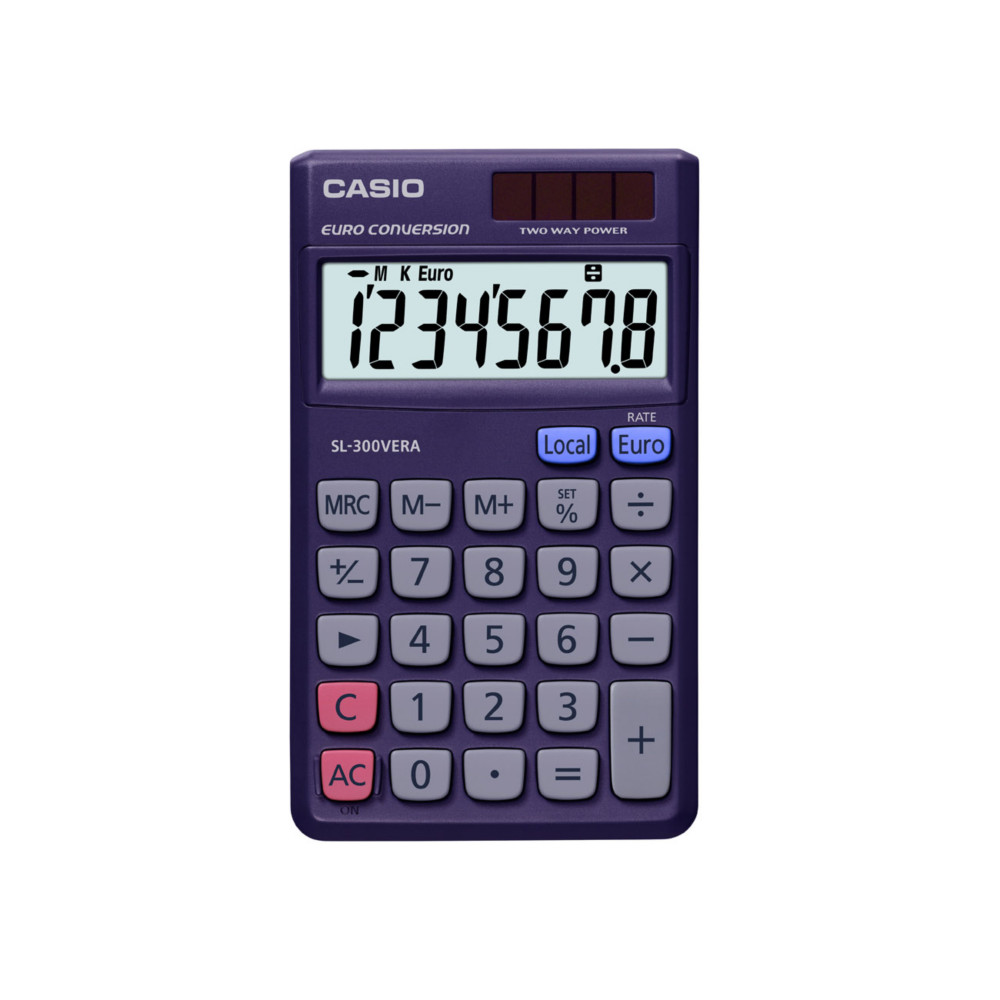 Casio Calculatrice de poche  SL-300VER - 8 chiffres