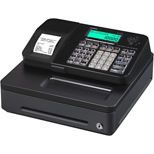 Casio Casio SE-S100 Caja registradora negra cajón pequeño Casio Casio SE-S100 Caja registradora negra cajón pequeño