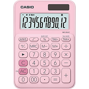 Casio MS-20UC-BU Calculadora de escritorio, rosa