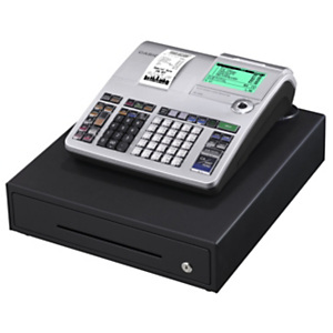 Casio SE-S400 Caja registradora gris cajón grande Casio SE-S400 Caja registradora gris cajón grande