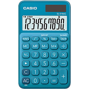 Casio SL-310UC Calculadora de bolsillo azul