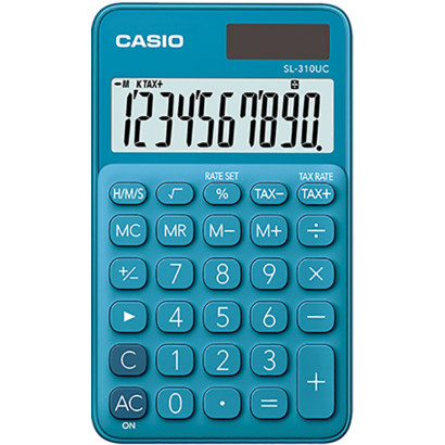 Padre Abuelo Subproducto Casio SL-310UC Calculadora de bolsillo, azul - Calculadoras De  Bolsillo&nbsp;Kalamazoo