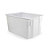 Cassa chiusa bianca sovrapponibile ed impilabile 550 x 430 x 310 mm - 50 litri - 5