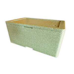 Cassa termica in polistirolo espanso, 59,4 x 41,5 x 18,5 cm Cassa termica in polistirolo espanso, 59,4 x 41,5 x 18,5 cm