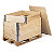 Casse paretali pieghevoli in legno 74x114x19,5cm - 1