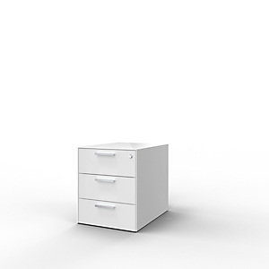 Cassettiera Bordino, 3 cassetti, cm 42 x 56 x 49,8 h, Bianco Cassettiera Bordino, 3 cassetti, cm 42 x 56 x 49,8 h, Bianco
