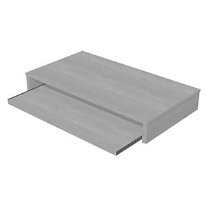 Cassetto portatastiera estraibile, 65 x 35 x 9 cm, Grigio Cassetto portatastiera estraibile, 65 x 35 x 9 cm, Grigio