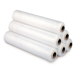 Cast Stretch Film Hand Rolls, 30% Recycled Cast Stretch Film Hand Rolls, 30% Recycled