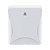 CC PRO Dispenser Essentia per rotoli di carta igienica Maxi Jumbo, 29,72 x 13,48 x 34,5 cm, Bianco - 2