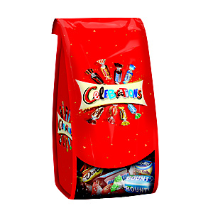 Celebrations assortiment de chocolats ballotin, forme corolle,190 g Celebrations assortiment de chocolats ballotin, forme corolle,190 g