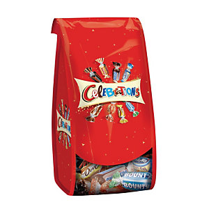 Celebrations assortiment de chocolats ballotin, forme corolle,190 g