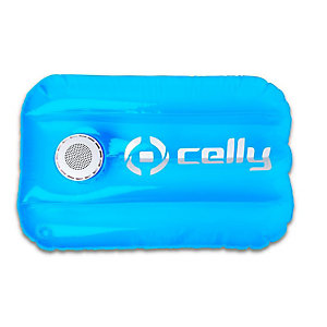 CELLY, Speaker, Pool pillow 3w light blue, POOLPILLOWLB