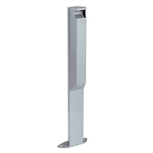Cendrier sur pied Arkéa 3 L gris métal Cendrier sur pied Arkéa 3 L gris métal