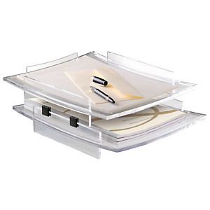Cep AcryLight 400 Bandeja de correspondencia de 336 x 275 x 60 mm en acrílico transparente Cep AcryLight 400 Bandeja de correspondencia de 336 x 275 x 60 mm en acrílico transparente