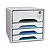 Cep Cassettiera 4 cassetti Linea Riviera, cassetto superiore con serratura, cm 36 x 28,8 x 27 h. - 1