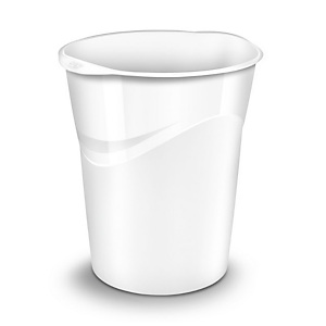 Cep Corbeille à papier Gloss 280 G, 14 litres, 305 x 290 x 334 mm, polypropylène, blanc Cep Corbeille à papier Gloss 280 G, 14 litres, 305 x 290 x 334 mm, polypropylène, blanc