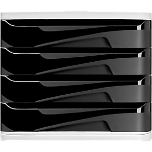 Cep Ellypse Cassettiera modulare da scrivania 394 R Nero Cep Ellypse Cassettiera modulare da scrivania 394 R Nero