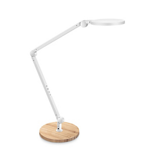 Cep Flexo articulado de escritorio LED Giant, blanco y madera