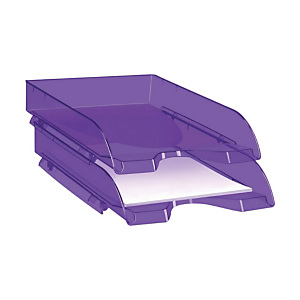 Cep Happy 200+H Bandeja de correspondencia de 348 x 257 x 66 mm en poliestireno morado intenso Cep Happy 200+H Bandeja de correspondencia de 348 x 257 x 66 mm en poliestireno morado intenso