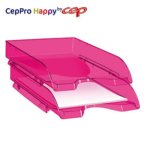 Cep Happy 200+H Vaschetta portacorrispondenza 348 x 257 x 66 mm Polistirene Rosa indiano Cep Happy 200+H Vaschetta portacorrispondenza 348 x 257 x 66 mm Polistirene Rosa indiano