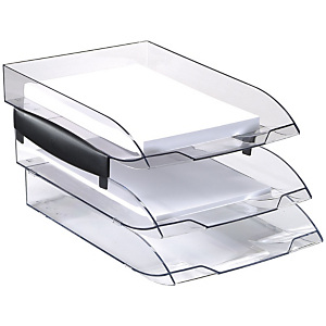 Cep Ice Black 140 Soportes para bandejas de correspondencia en negro Cep Ice Black 140 Soportes para bandejas de correspondencia en negro